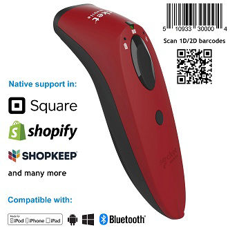 Socket Mobile SocketScan S720 Barcode & QR Code Red